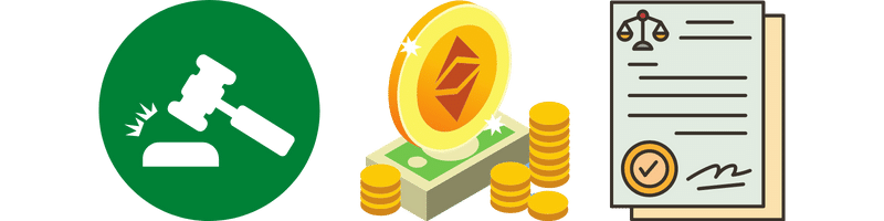 Seiten die Ethereum akzeptieren